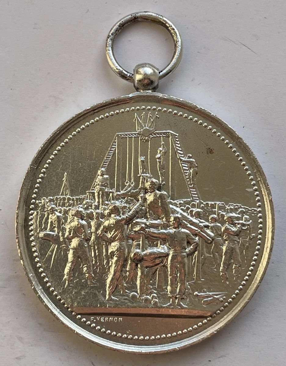 Lot De 3 Médailles Anciennes – Tir, Volailles 1886, Sténographie – Roty, Vernon, Ponscarme