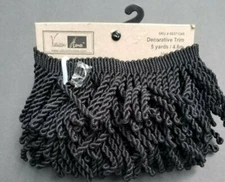 Vatican Homes Gimp Fringe Trim Pillow Edging Finishing 5 yards x 3 inch 