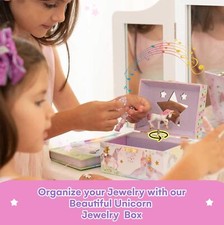 Jewelry Box for Girls - Girls Bedroom Accessories Unicorn Musical Jewelry Box...