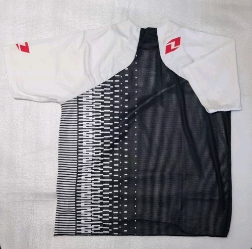 One Industries Jersey Mens XXL White Blk SS Motocross Vapor Off Road Riding - Picture 3 of 9