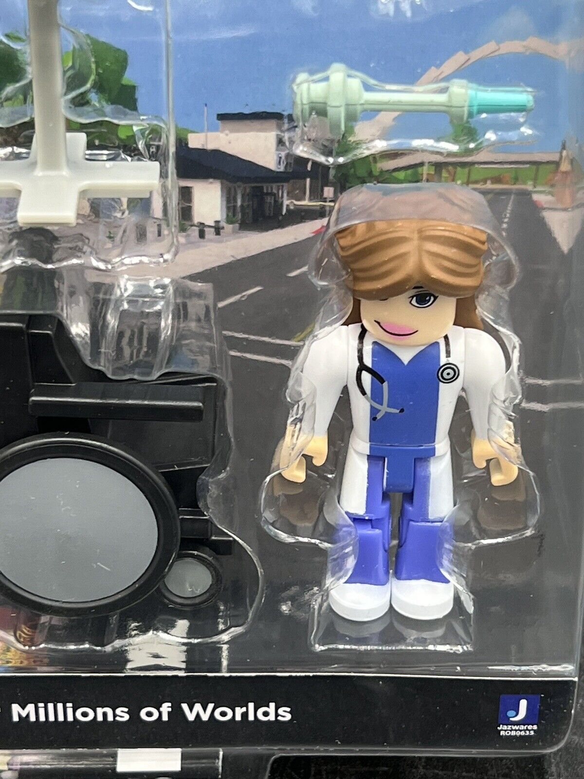 Jazwares Roblox Game Packs Brookhaven: St. Lukes Hospital Action Figure Set  2-Pack