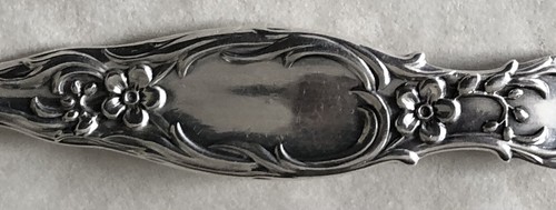 1888 WEISSEN HYPERION STERLINGSILBER DEMITASSE HALBLÖFFEL LÖFFEL X12 SET KEIN MON - Bild 5 von 7