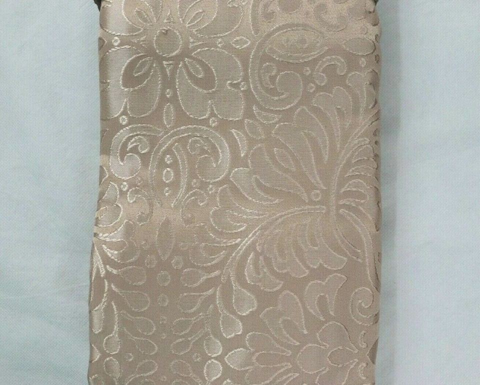 JCP 50X95 Plaza 挂毯索环窗帘面板桃子腮红粉色遮光花卉 — 第 4/4 张图片