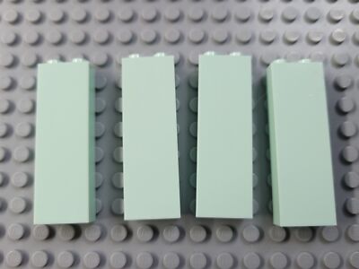 LEGO Lot of 4 Light Aqua 1x2x5 Wall Bricks