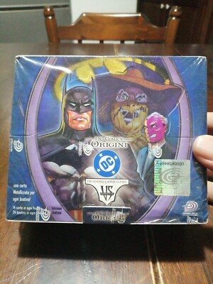 Box 24 Tüten Neu Versiegelt Sammelkarten Dc Comics Origins