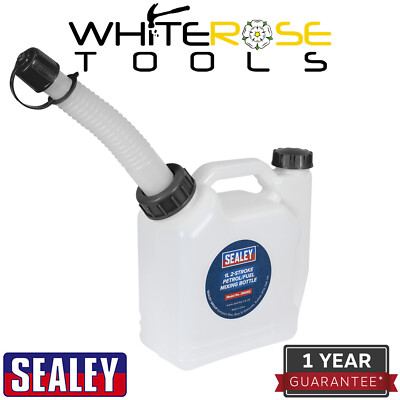 Sealey Measuring Jug Fuel Mixing Bottle 2-Stroke Garage 1L