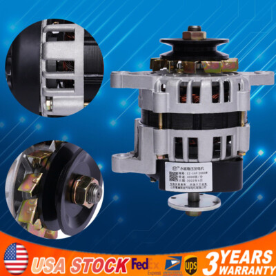 2000W Permanent Magnet Synchronous Generator Brushless PMA Low Rpm Alternator 