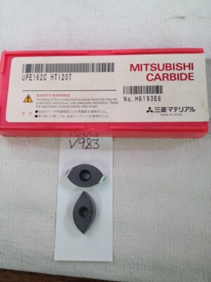 5 NEW MITSUBISHI UPE 162C CARBIDE INSERTS GRADE HTi20T 100% AUTHENTIC V983