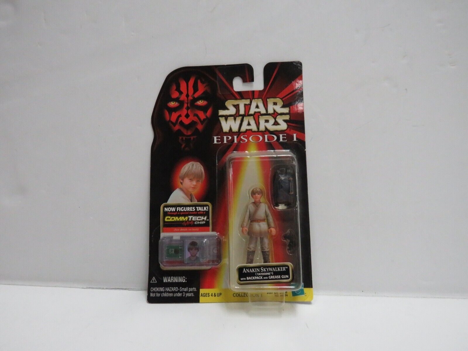 Star Wars: Episode 1; Anakin Skywalker w/ Backpack & Grease Gun  #84085/84074