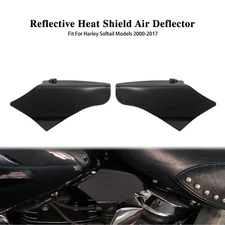 Mid-Frame Air Deflector Heat Shield Fit For Harley Softail 2000 - 2017 Fatboy