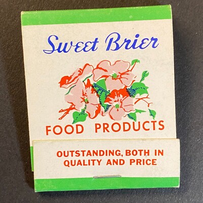 Sweet Brier Food Products Clarion Brand Full Matchbook c1974-80's VGC