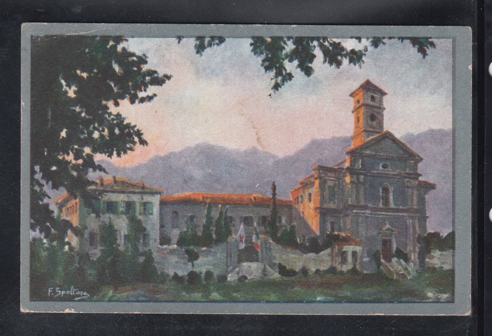 Cartolina Croce Rossa Italiana Lanzo Torinese Istituto Femminile A3799