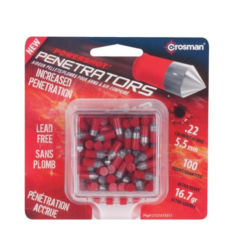 PALLINI 5,5 MM CAL 22 PIOMBINI CROSMAN ARIA COMPRESSA PCP