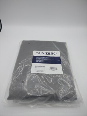 Lichtenberg Sun Zero Energy Efficient Room Darkening Rod Pocket Curtain Panel