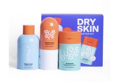 Bubble Skin Care Set 3 Dry Skin 3 Steps Hydrating Routine bundle.