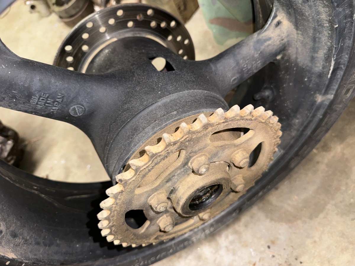 00,01,02 kawasaki zx-6r rear wheel, 41073-1659-E7 | eBay