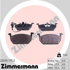 Zimmermann brake pad set, disc brake 22035.175.2