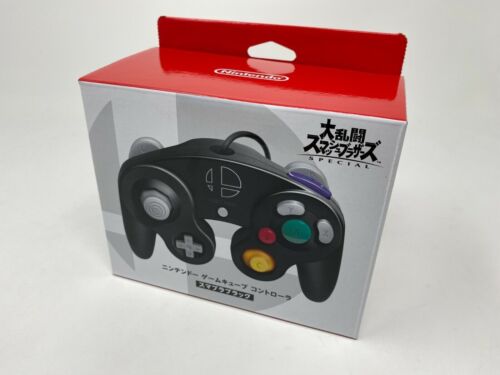 Nintendo GameCube Controller Super Smash Bros. Black Ultimate Japan HAC-A-GCCKE - Picture 1 of 6