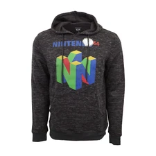 NINTENDO 64 PULLOVER HOODY CHARCOAL COLOR