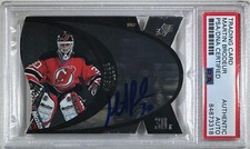 Martin Brodeur auto card Upper Deck #27 1997 New Jersey Devils PSA Encap