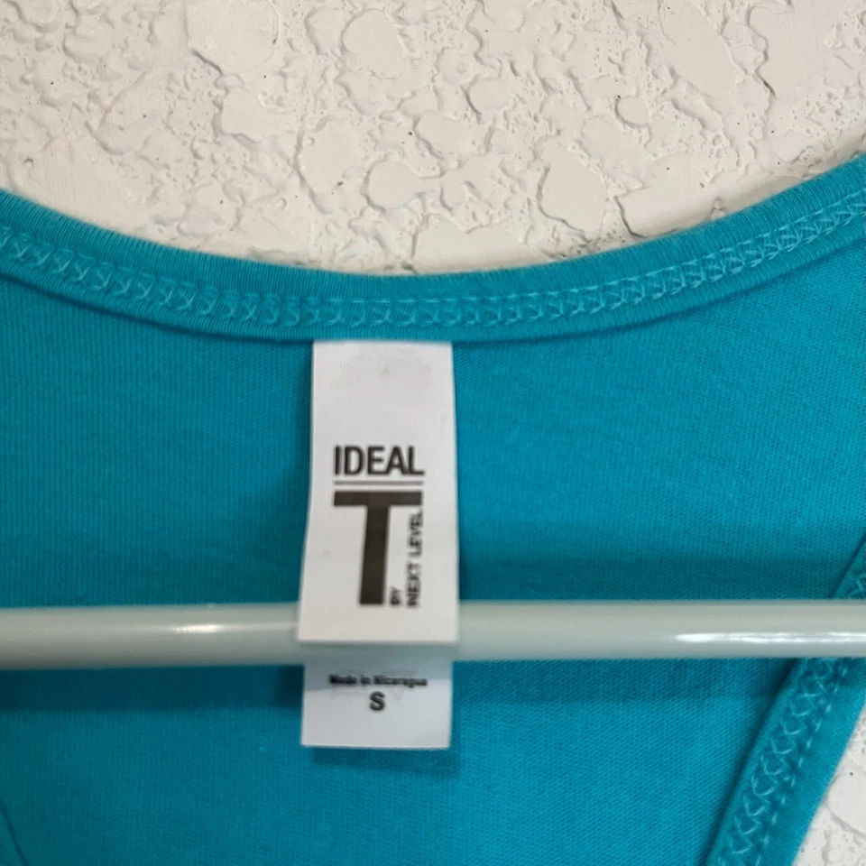 Camiseta sin mangas Planet Fitness Carbs & Curls espalda deportiva entrenamiento para mujer talla S Foto 4 de 4