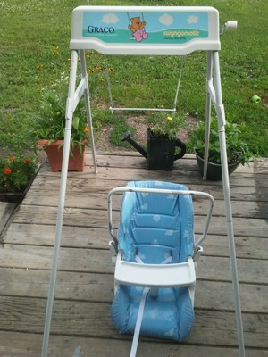 vintage graco baby swing