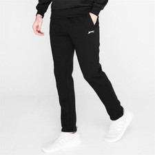 Slazenger Open Hem Fleece Pant Tracksuit Bottoms Jogging Pants size XS - 5XL
