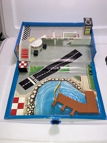 Micro Machines Galoob Vintage 80's Airport/Marina With 11 Vehicles