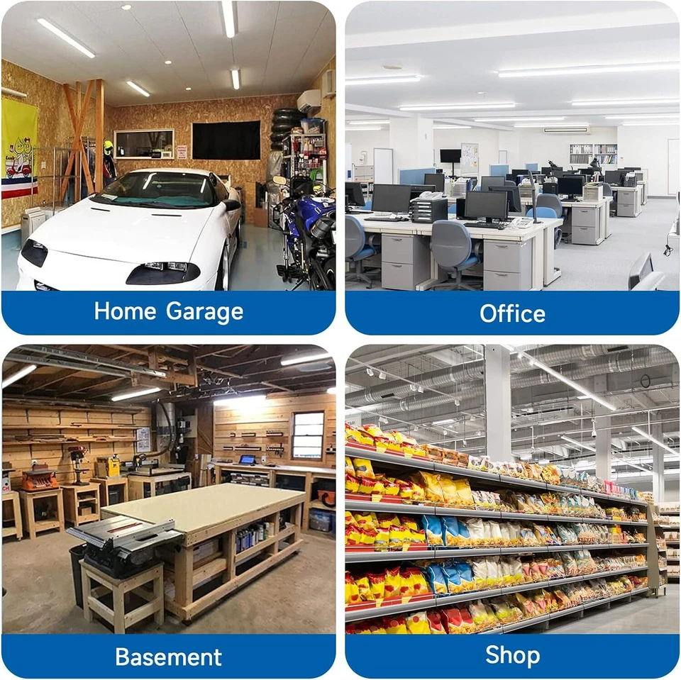 Tubo LED T8 22W 4 pies 3000K 4000K 6000K 40W luces fluorescentes de repuesto AC110V Foto 4 de 4