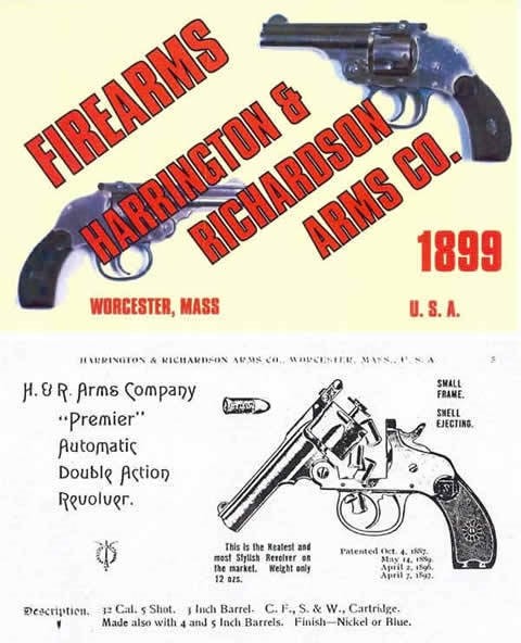 Harrington &amp; Richardson Arms 1899 - Revolvers Catalog | eBay