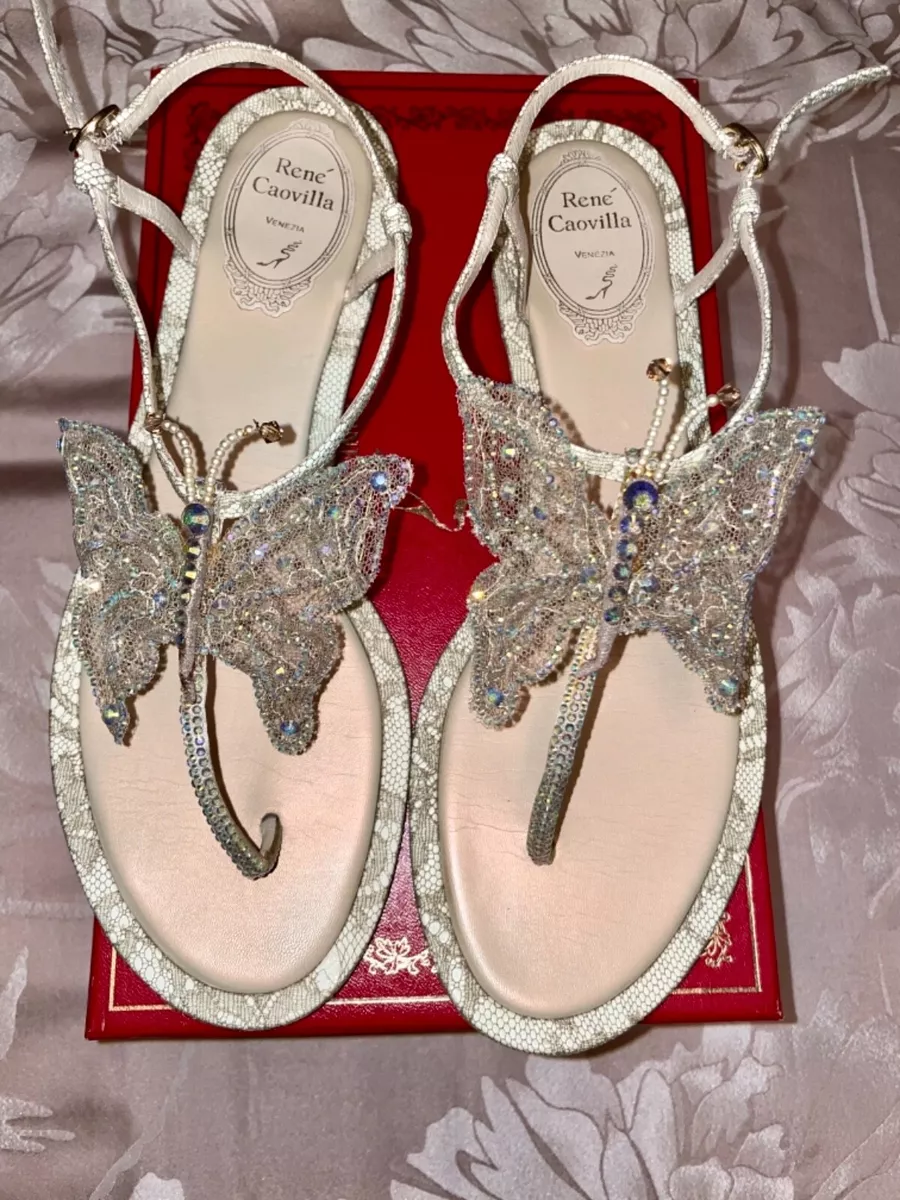 Rene caovilla butterfly sale
