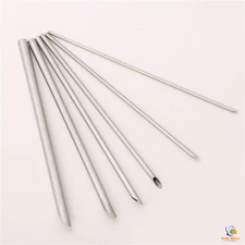 Stainless Steel Hole Puncher Carving Sculpture Pottery Tools Ceramic 6 Pieces