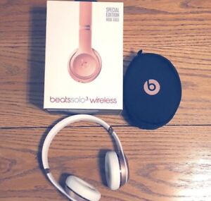 beats solo 3 wireless rose gold ebay