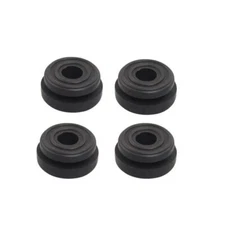 4x Black Motorcycle Hard Saddle Bag Rubber Grommets For Harley Touring #1994-21