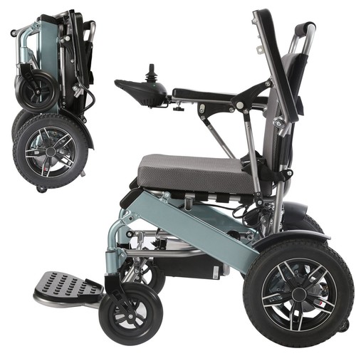All Terrain Folding Electric Wheelchair for Adults, Long Range (Up to