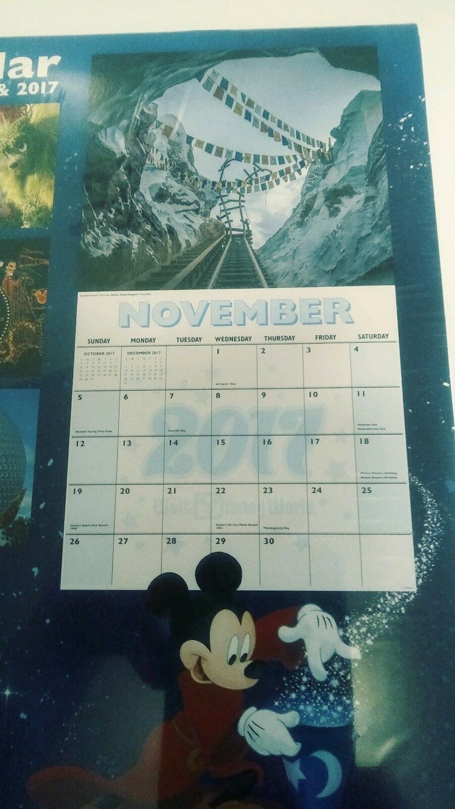 disney-parks-16-month-disney-world-wall-calendar-2016-2017-mickey-nip-ebay