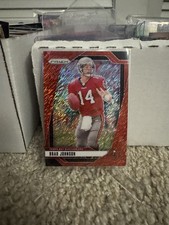 2024 Panini Prizm - Brad Johnson #274 Red Shimmer Prizm /35