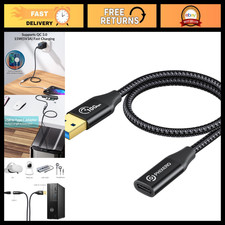 USB C to USB A Adapter 3.1 Gen 2, 10Gbps Data Transfer, 3A Fast Charging, 1 Ft