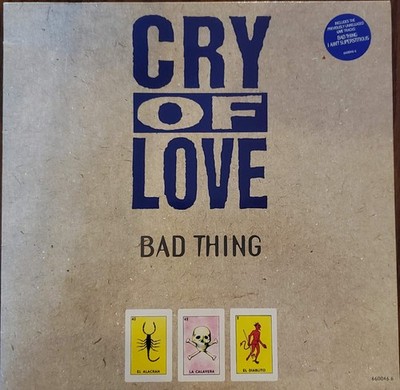 Cry Of Love - Bad Thing 12'' 1994 Columbia NM/NM
