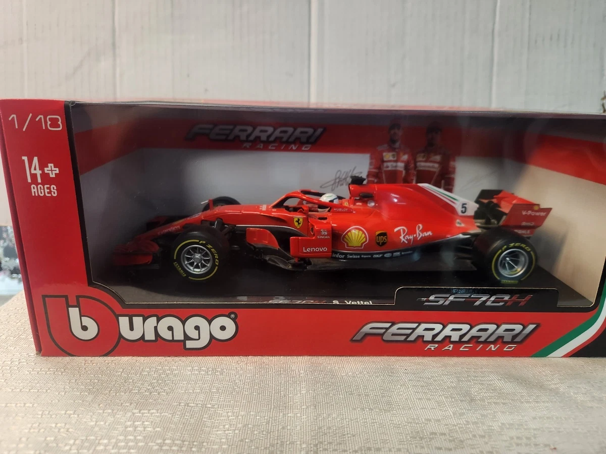 Sebastian Vettel Ferrari 1:18 Scale Diecast Formula 1 Cars for