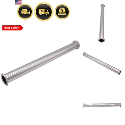 Sanitary Spool Tube with Clamp Ends,Stainless Steel 304 Seamless Round Tubing...