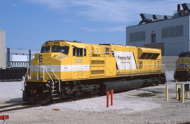 BN ORIGINAL SLIDE EMD PROGRESS RAIL SD70ACE-T4 #7206 - McCOOK IL 2026