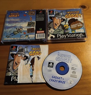 Inspector Gadget Gadget's Crazy Maze Ps1 CIB Playstation 1 PAL Komplett