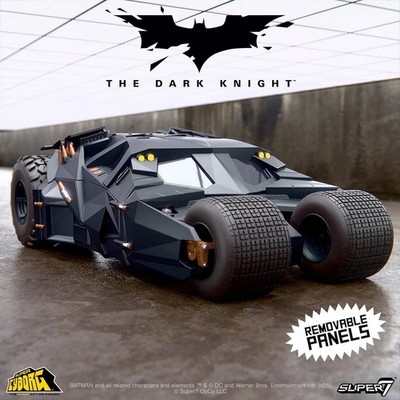Super7 Super Cyborg Batman Tumbler Batmobile - 10'' Full Color Figure Vehicle