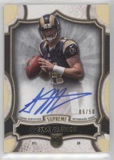 2015 Topps Supreme Rookies Gold 6/50 Sean Mannion #SRA-SM Auto 0ii1