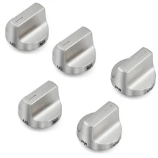 Stainless Steel W11122880 Stove Knobs Replacement for Whirlpool Stove Parts W...
