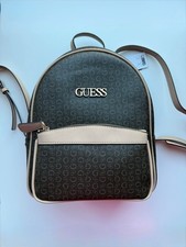 Authentic GUESS Backpack – Brown Monogram – Classic Design – New – RRP £145