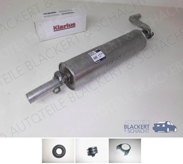 Klarius Auspuff Endtopf + Anbauteile für Mercedes-Benz /8 W114 W115 1968-1975-image