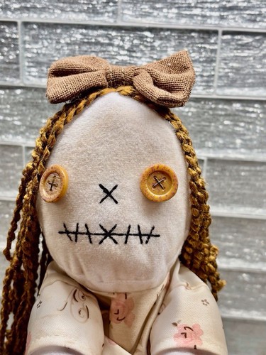 Animated Scary Creepy Rag Doll On Rocking Horse Sound Lights Halloween NWT - Picture 4 of 6