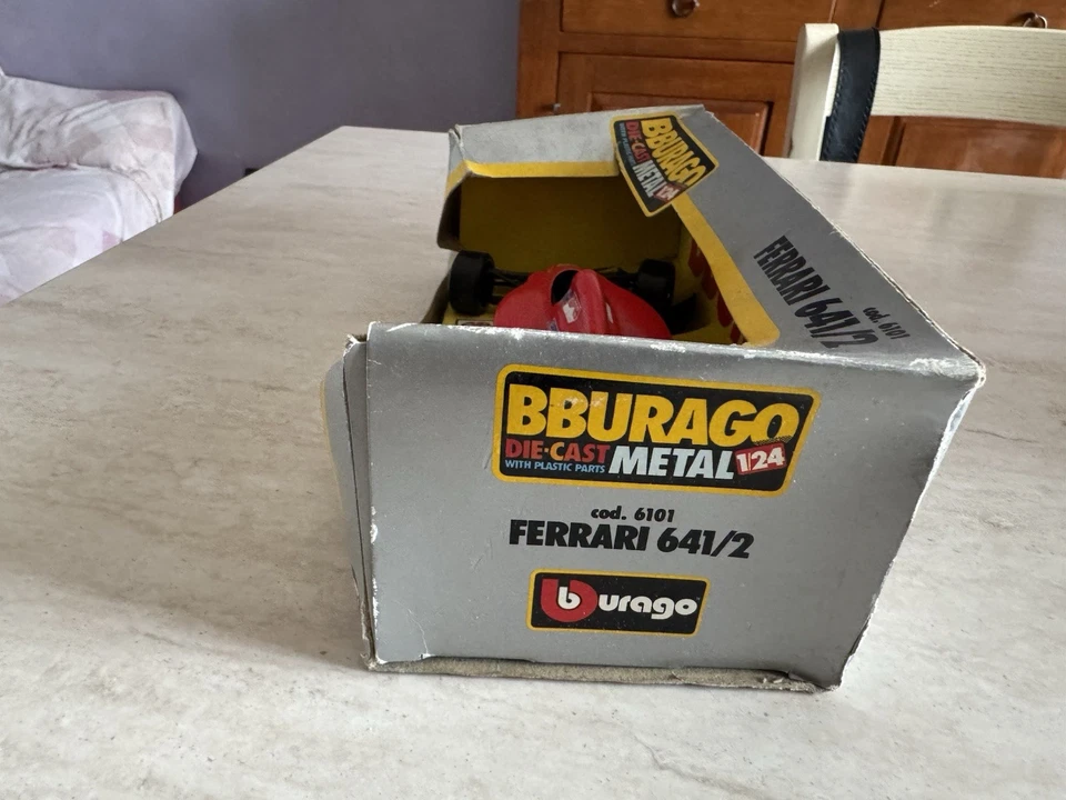 Burago F1 Ferrari 641/2 cod. 6101 scala 1:24 Made in Italy da collezione - Immagine 4 di 4